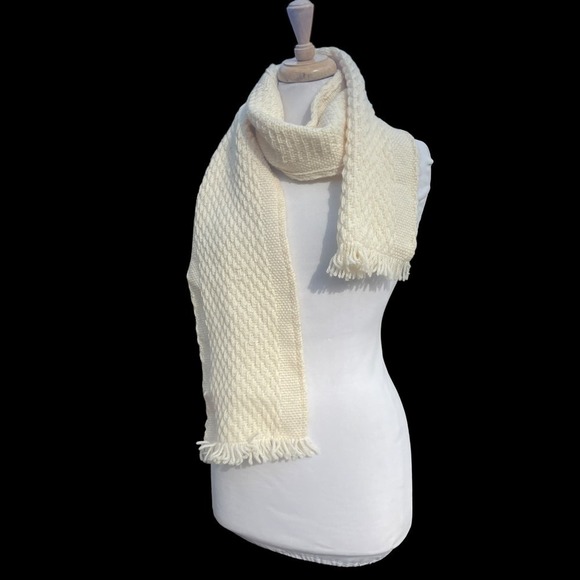 Branigan Weavers Irish Knit 100% Wool Scarf - Picture 1 of 12